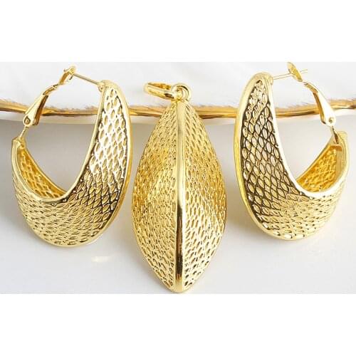 Fashion Jewelry Fashion New Jewelry For Women Earrings Pendent Romantic Sets For Wedding Party Anniversary Gift Trendy Sets