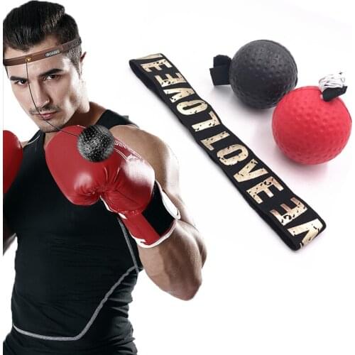 Boxing Speed Punch Ball Reflex MMA Sanda Boxer Raising Reaction Force Hand Eye Training Set Stress Gym Boxing Muay Thai Exercise