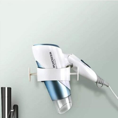 Hair Dryer Holder Rack Wall Mounted Rack Space Saver Hair Dry Shelf Storage Home Organizer Hairdryer Holder hanger Bathroom Item