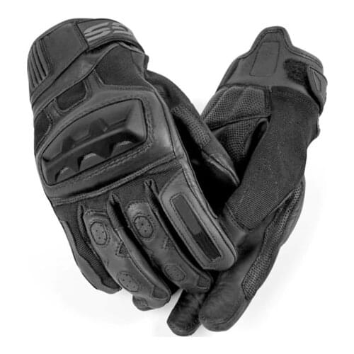 New One Motorcycle Leather Glove For BMW Motocross Street Moto Off Road Mountain Bicycle Black Gloves