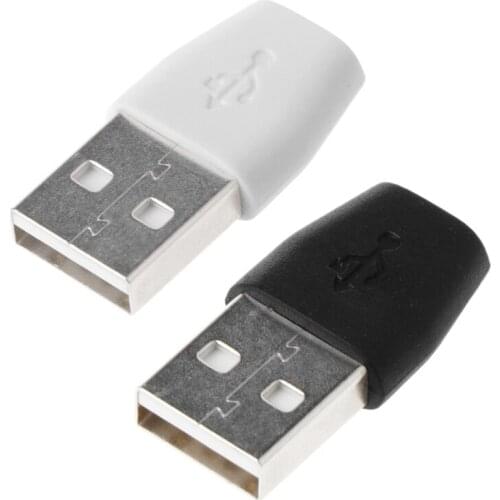 USB 2.0 Male to Micro USB Female Adapter Converter for Data Transfer and Charge