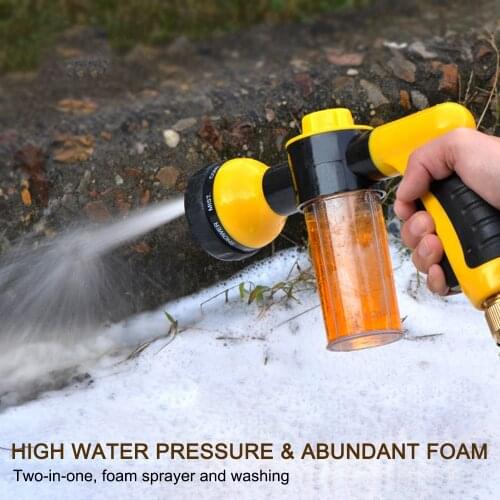Portable Auto Foam Sprayer Garden Water Hose Foam Nozzle Soap Dispenser Gun Car Washer Sprayer Cleaning Tool Car Washing