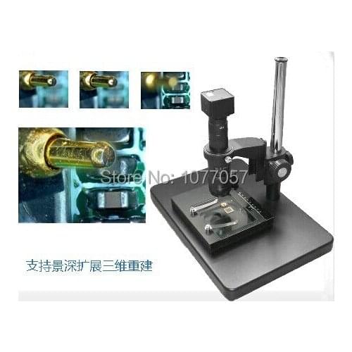 Factory Direct Hot Sale , CE ISO 0.32x-5x Low Power Mono zoom Video Microscope ,Well sold In EU , USA