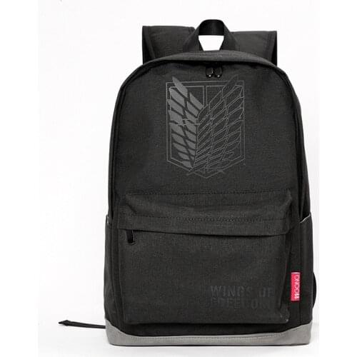 Attack on Titan Student School Shoulder Bag Cosplay Backapck Teentager Laptop Travel Bags Rucksack Gift