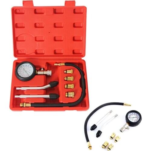 Gasoline Engine Compression Tester Automotive Motorcycles Cylinder Engine Test Precision Car Pressure Gauge Pressure Test Kits