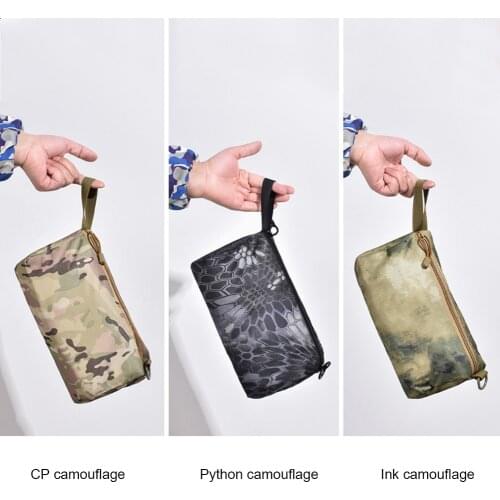 Outdoor Camping Hunting Molle Wallet Storage Zip Coin Pouch Fitness Sports Purse for Outdoor Exercise Sport Decoration