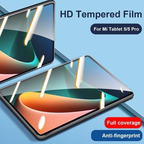 Full Cover Tempered Glass for Xiaomi Mipad 5 5 Pro Tablet Screen Protector Bubble Free Protective Film for Mipad Accessories