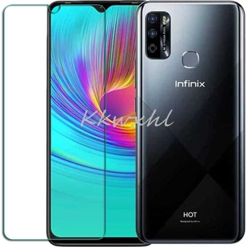 For Infinix Hot 10 Lite Screen Protective Tempered Glass ON Hot10 10Lite Protector Cover Film
