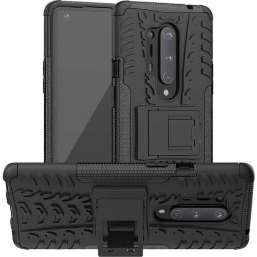 Armor Case For Oneplus 8 Pro Cover TPU & PC Holder Housings Protective Phone Bumper For Oneplus 8 Pro Case Funda Etui