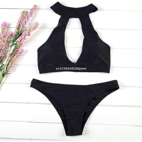 Womens Bathing Suits Bikini High Waisted Bottoms Two Piece Swimsuits,w/ Chest Pad, no Chest Support Dropship