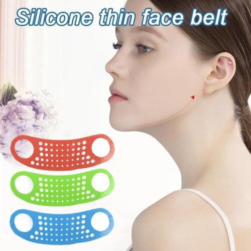 3Colors Multifunctional Professional Women Sleep Silica Gel Mesh Design Breathable Thin Face Bandage