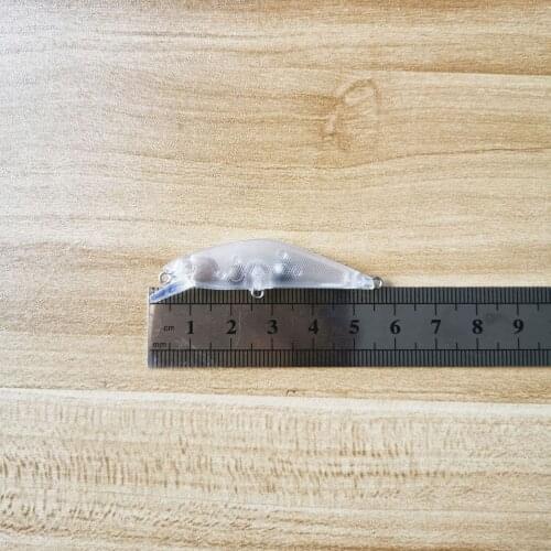 3g 5cm 10pcs Slowly Sinking Blank Nude Baits Diy Crank Pencil Minnow Bait Unpainted Lure Bodies Fishing Bait