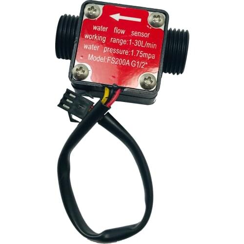 4.5-18V FS200A Sea Zhongjiang flow sensor water 1-30L/min water flow sensor flow meter hall flow sensor zhongjiang Sea wiki