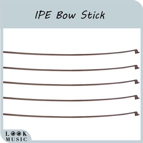 5Pcs 4/4 Violin Bow Stick Blank Violin Bow Stick Unfinished IPE Violin Bow Stick