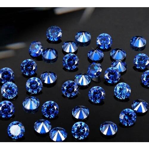 50pcs 12mm Many Colors Crystal Material Round Brilliant Cuts Cubic Zirconia Beads Stones Perfect For Jewelry Diy Decorations