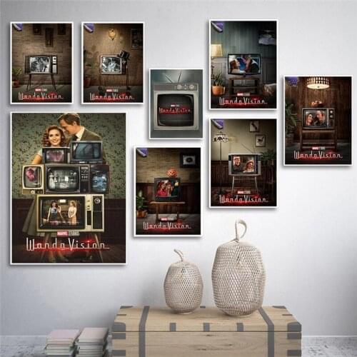 Marvel Superhero 5D DIY Diamond Painting Vision Film and Television Art Diamond Embroidery Home Decor Kid Room Decor Picture