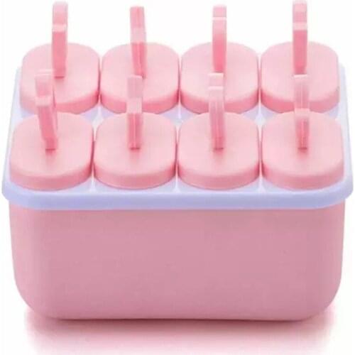 8 Grid Frozen Ice Cream Lolly Juice Maker Mold Popsicle Mould Mould Icebox Plastic Kitchen Tools & Gadgets Kitchen Accessories