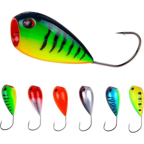 80mm 12.9g Mini Popper Fishing Lure Topwater Bait Isca Artificial Hard Plastic Wobbler Crankbait For Perch Lure Japan Pesca Bait