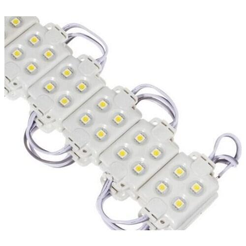 Free shipping Injection led module waterproof SMD5050 4led, single color , warm white ,cold white，RGB