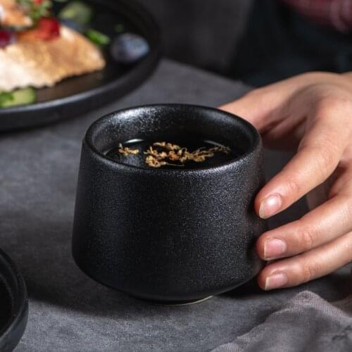 Big Capacity 170ml Ceramic Tea Cup Porcelain Teacups Chinese Kung Fu Cup Handmade Cups