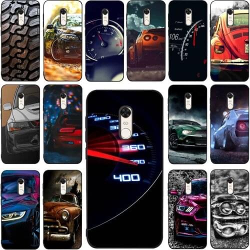Yinuoda Car Speed Yokohama drift Phone Case for RedMi 4X 5 plus 5 6 7 8 9 A 6pro Go K20 case