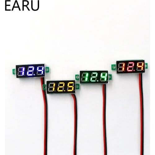 Mini Digital Voltmeter Voltage Tester Meter 0.28 Inch 2.5V-30V LED Screen Electronic Parts Accessories Digital Voltmeter