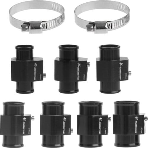 40mm Water Temp Temperature Joint Pipe Sensor Gauge Radiator Hose Adapter Q9QD