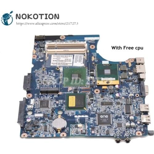 NOKOTION For HP Compaq 530 Laptop Motherboard 945GME DDR2 Free CPU 438551-001 448434-001 IAT50 LA-3491P MAIN BOARD