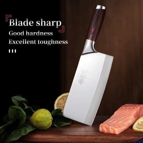 DENG Stainless Steel Handmade Forged Multi-functional Kitchen Slicing Meat Knife Chef Vegetable KnifeTang Dynasty style