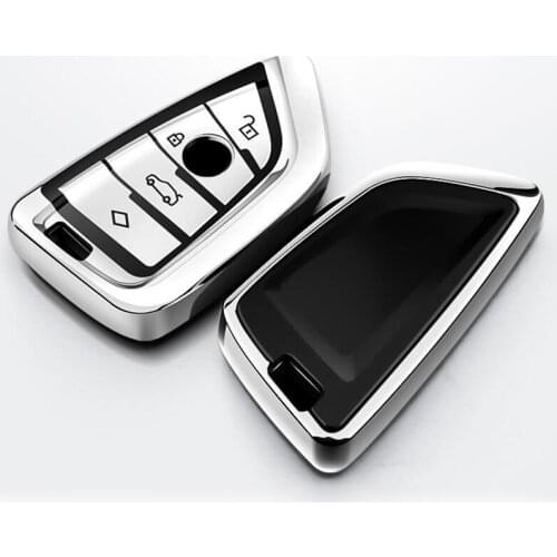 Soft TPU Car Key Case cover For BMW X5 X3 X4 X6 X1 525i 528i 535i 750i 745 Remote Fob Cover Protector Keychain Bag Accessories