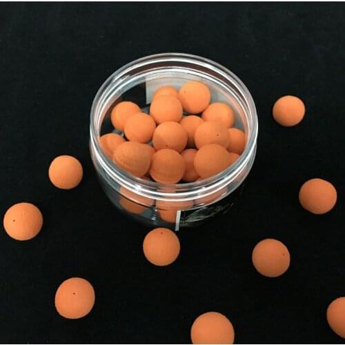 New 40pcs/lot Smell Carp Fishing Bait Foam Soft Pellets Floating Ball Beads Feeder Artificial Carp Baits Lure Hair Rig Hookbait