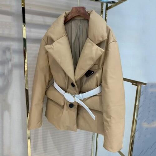 New Women Arrival Coat Winter Casual Style Genuine Leather Jacket Real Sheepskin Thick Warm Plus Size Clothes Turn-Down Collar