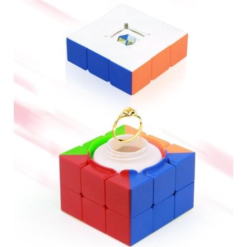 New Yuxin Zhisheng Treasure Box 3x3x3 Cube BaoHe 3x3 Professional Stickerless Magic Cube Black Puzzle Twist Educational Toys