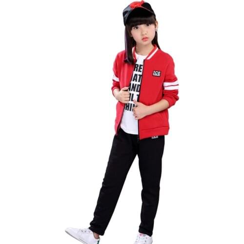 Boys and Girls Kids Sport Sets Childrens Clothing Spring and Autumn New Sweater Suit Boys Suit Coat +pant 5 6 8 9 10 12 Ages