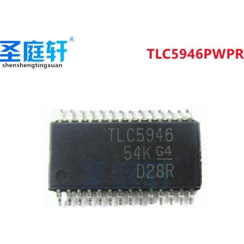 TLC5946PWPR HTSSOP28 TI original 16-channel 12-bit PWM LED display driver