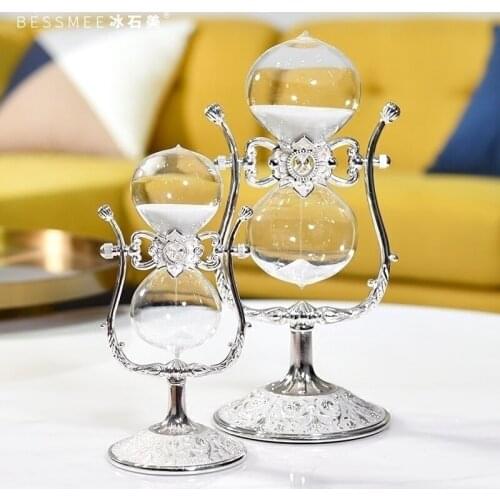 Hourglass Decoration Creative Personality Simple Modern Wine Cabinet TV Cabinet Living Room Home Decoration Gift Hourglass Gift