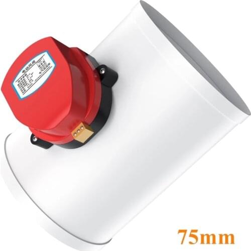 3 Inch Plastic Air Damper HVAC Electric Duct Actuator Valve For Vent Pipe Valve 220V 24V 12V 75mm