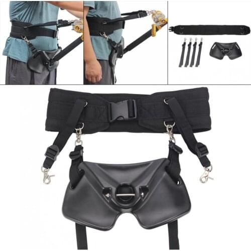 Fishing Boats Rod Pole Stand Holder Deep Sea Big Fish Saltwater Fishing Fighting Belt Waist Support Holder Adjustable Sea Belt