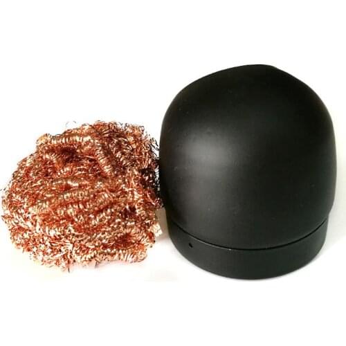Soldering Iron Tip Cleaner Cleaning Steel Wire Stand Welding Desoldering Cleaner Cleaning Steel Ball Mesh Filter Tin Remove