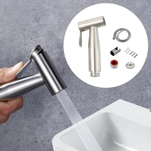 Handheld Bidet Spray Hand Bidet faucet Stainless Steel Hose Mount for Bathroom Hand Sprayer Shower Head Self Home Cleaning