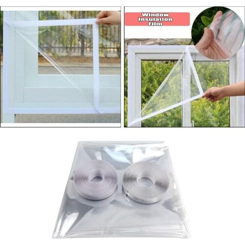 DIY Window Seal Film Self-Adhesive Insulation Sticker Windtight Winter