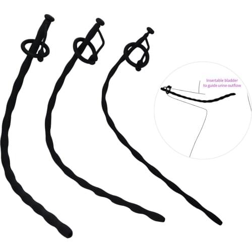 Silicone Urethra Catheter Male Penis Plug Sounding Tube Urethral Stretcher Urethral Sound Dilator Adult Sex Toy For Men Erotic