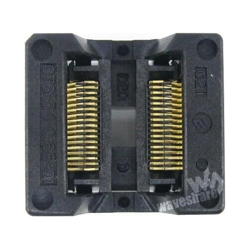 SSOP34 TSSOP34 OTS-34-0.65-01 Enplas IC Test Burn-in Socket Programming Adapter 0.65mm Pitch 5.3mm Width