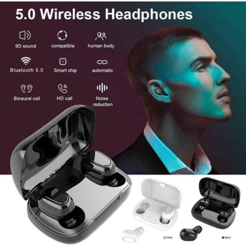 TWS Fashion Wireless Bluetooth Stereo In-Ear Earphone Smart Touch About 120 Hours Bluetooth Headset 4h Casual Waterproof Earbuds
