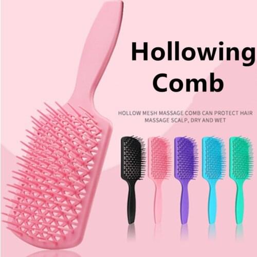 Tangled Hair Brush Salon Hair Styling Tools Large Plate Combs Massage Hair Comb Hair Brushes Girls Ponytail Comb