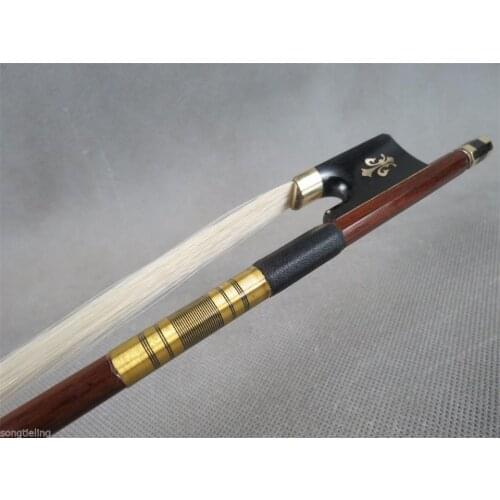 1pcs best balance Brazilwood violin bow 4/4,ebony frog,round stick #8610