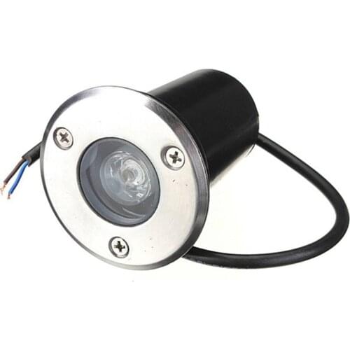 20PCS Free shipping IP67 led underground light 3W 12V 110V 220V warm white green blue color led Under ground light for Garden