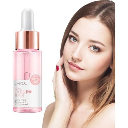 30ml Sakura Face Serum Tightens Refining Moisturizing Essence Whitening Brightening Anti Wrinkle Oil Control Face Skincare