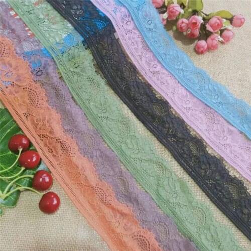 5cm S2772 multi-color eyelash lace underwear accessories DIY craft sewing lace fabric clothing making materials