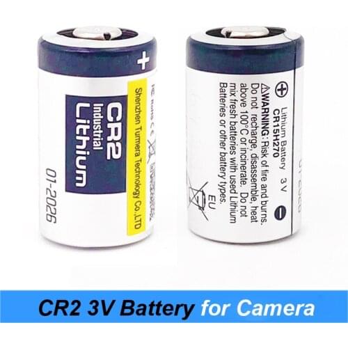 Turmera cr2 3v battery Original CR2 3V Lithium camera battery For Panasoniic suitable for flashlight camera battery j23